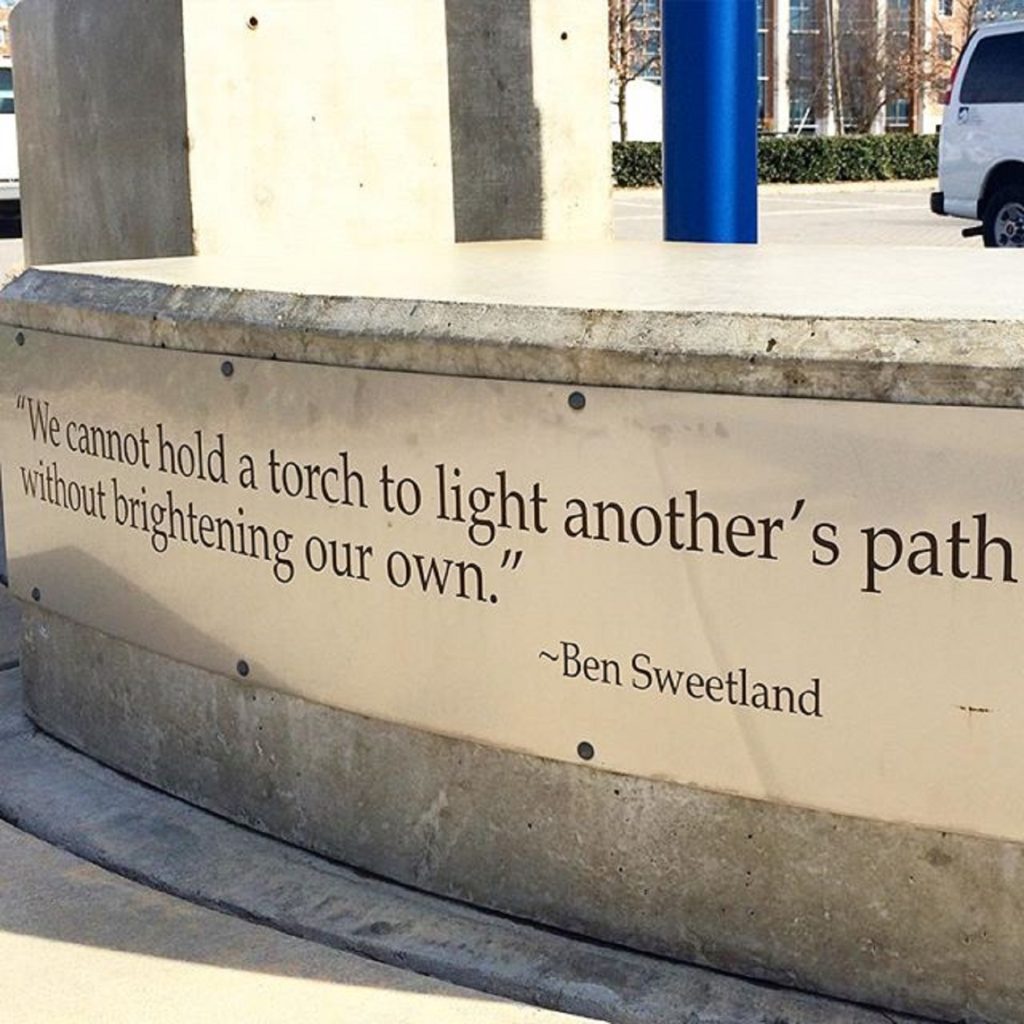 Ben Sweetland - We cannot hold a torch to light another's