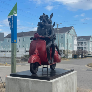 The Family Vespa Riders – Ocean View Partnership Project with Coastal VA Plein Air