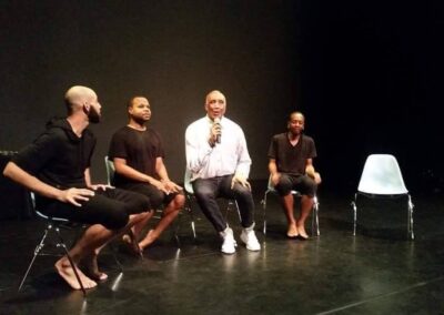 Founded in 2009 by David F. Riddick, the Riddick Dance Company is the first African American professional contemporary dance company in Hampton Roads. The company is acclaimed for its dramatic expression, technical mastery, and expansive yet nuanced movements that illustrate the timelessness of the work and vision of Riddick and Marshall Swiney. The company’s repertory includes original works and new commissions from contemporary choreographers. Riddick Dance also operates Hampton’s Beauty for Ashes Contemporary School of Dance, which offers a wide range of classes for adults and children of all ages.