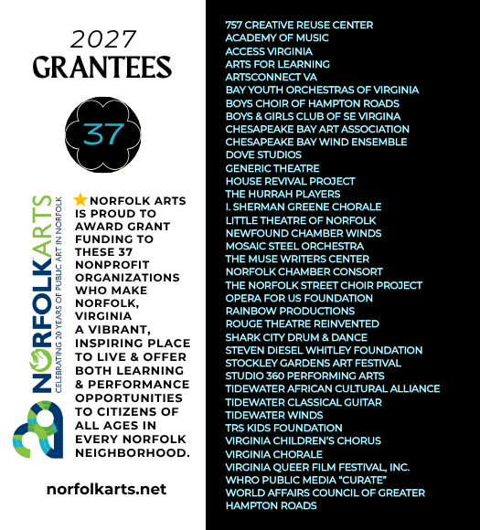 37 Nonprofit Organizations awarded $535,000 in Grant Funding for Arts and Culture programming in 2027