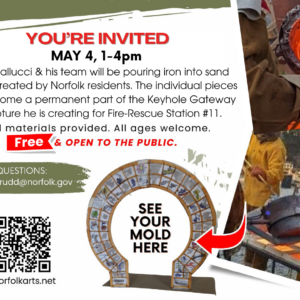 Free Community Iron Pour at Norview Middle School May 4, 1-4pm