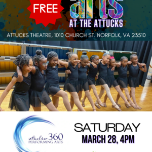 MARCH FREE ARTS AT THE ATTUCKS EVENTS!