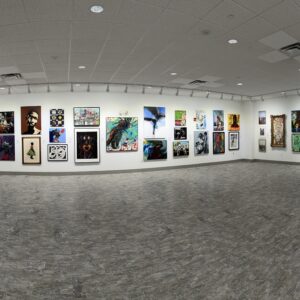 Black Voices & Visions on view through 04/03/26 to patrons during ticketed events. Free and open to the public during Arts at the Attucks free events.