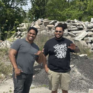 NSU and TCC Students work with public artist Chris Fennell to create public art in St. Paul’s