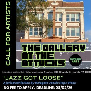 Call for Artists! “Jazz Got Loose” at the Attucks Theatre