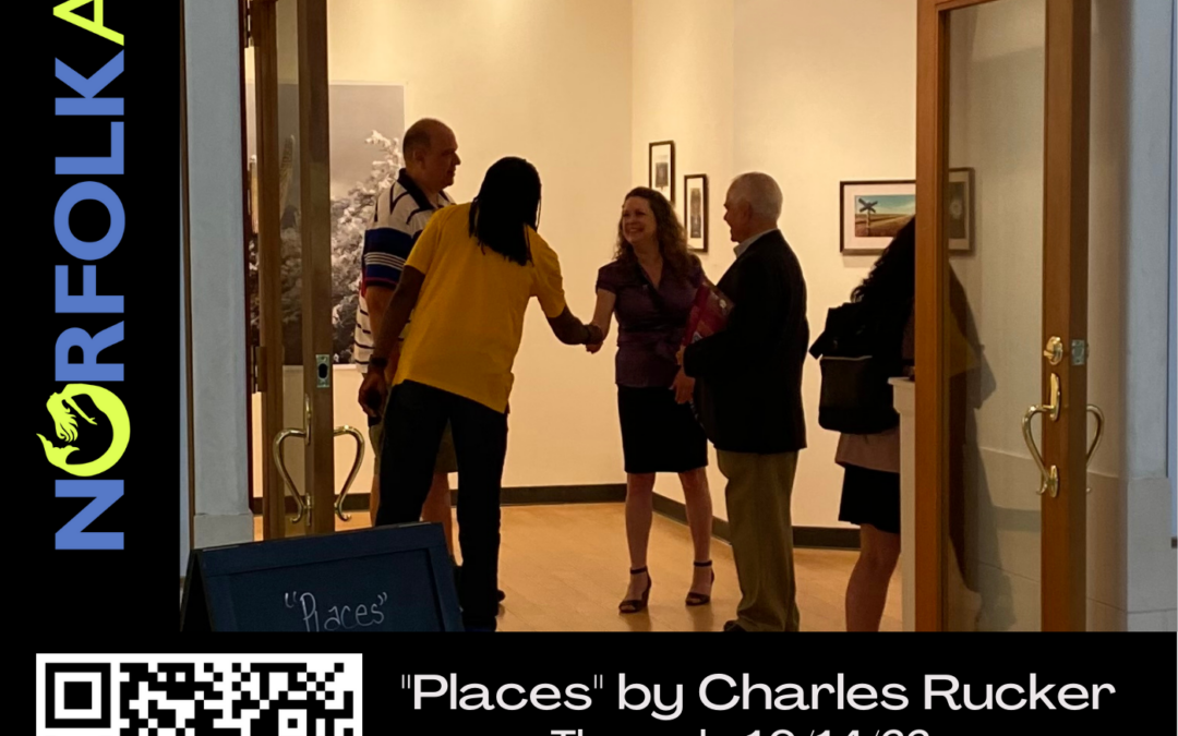 Meet the Artist: Charles Rucker – Saturday’s & Sunday’s through 10/14/22 – Offsite Gallery at MacArthur Center