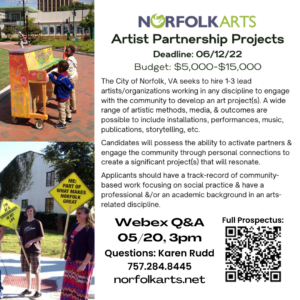 Apply for a Norfolk Arts Artist Partnership
