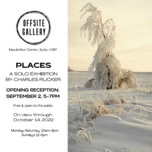 Places card image for the Offsite Gallery opening on Sept. 2nd