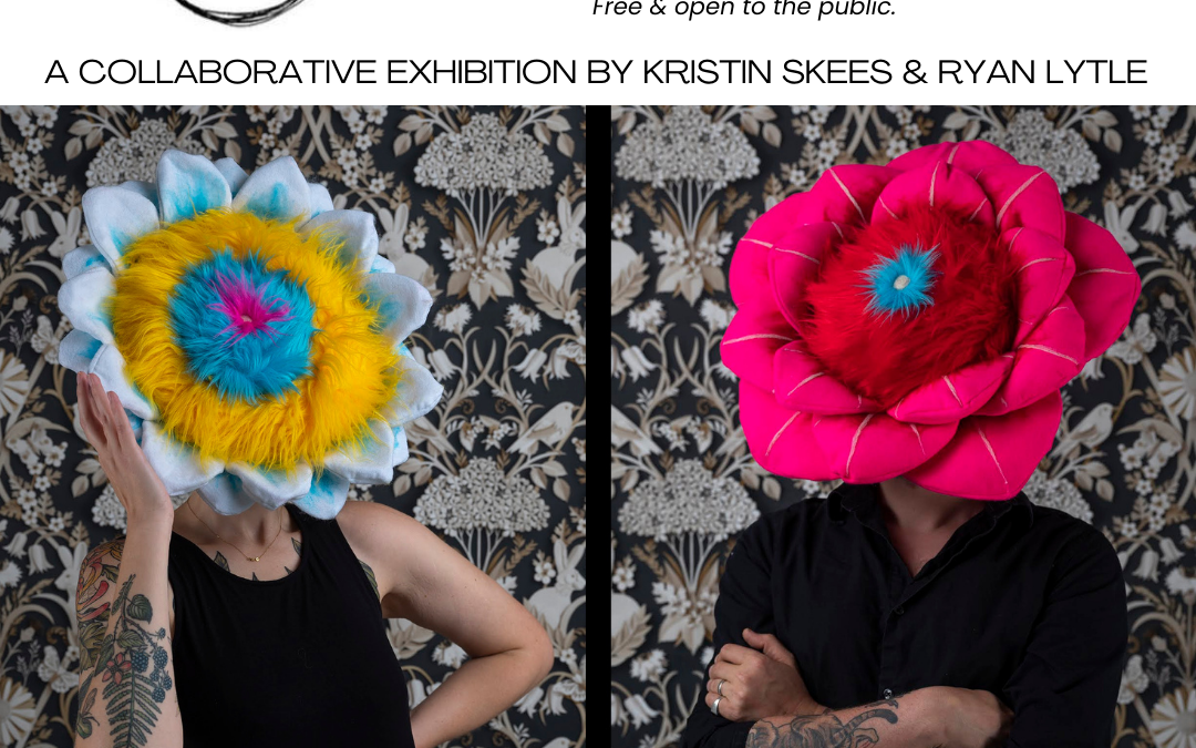 Kristin Skees & Ryan Lytle’s collaborative exhibition at our Offsite Gallery at MacArthur Center on view through 11/24/23