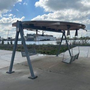 Upper Blush by Matthew Geller is now located along the Elizabeth River Trail