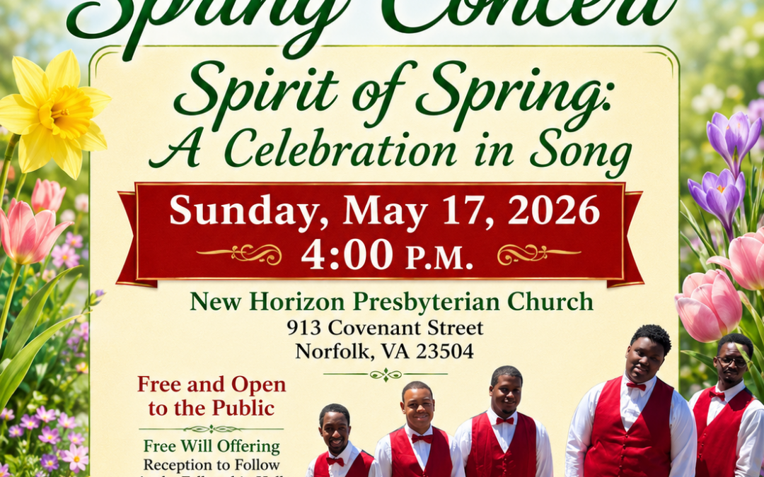 Free Event May 17, 4pm in Norfolk, VA by Norfolk Arts grantee, The Boys Choir of Hampton Roads