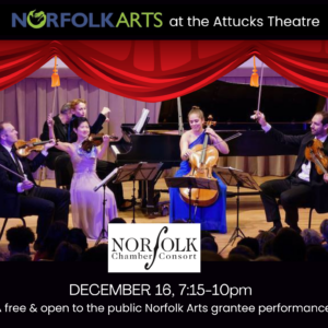 Free performance in Norfolk, VA at the Attucks Theatre December 16 by Norfolk Arts grantee, Norfolk Chamber Consort