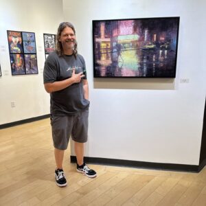 Doug Clarke is an award winning Plein Air and Studio painter based out of Virginia Beach. He works with oils as his preferred medium of choice. Graduating with Honors, Magna Cum Laude, from Virginia Commonwealth University, Doug's work has evolved from commercial to fine art. As an active member of the Norfolk Drawing Group, the painter strives for excellence in his figure drawings and paintings. His commitment to life drawing and painting, led him outdoors to paint "en plein air". There he realized his passion for capturing light and nature in his own personal way. Doug is currently represented by Harbor Gallery, Ellen Moore Gallery and Warm Springs Gallery. In pursuit of mastering his craft, he has participated in local and national plein air events across the country and has won numerous awards. When painting outdoors, Doug is very passionate about capturing the vanishing landscapes of Southeastern Virginia.