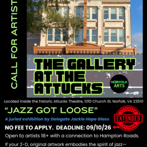 Call for Artists! “Jazz Got Loose” at the Attucks Theatre