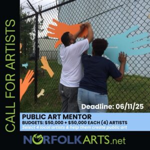Apply now! Public Art Mentor