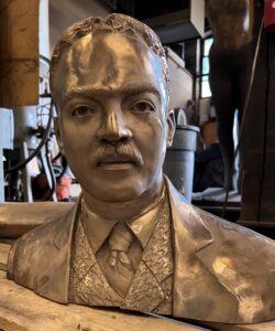 Richard Tucker bronze sculpture head